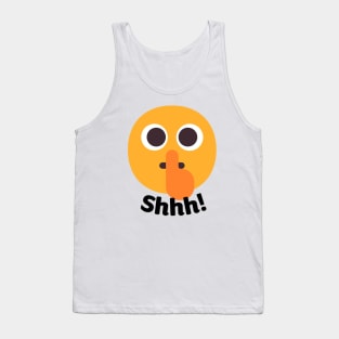 Librarian Shhh Quiet Tank Top